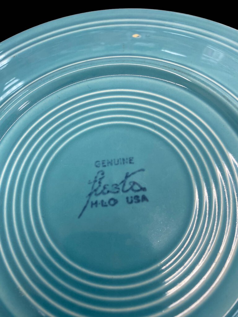 Vintage Fiesta 10"Turquoise Plate
