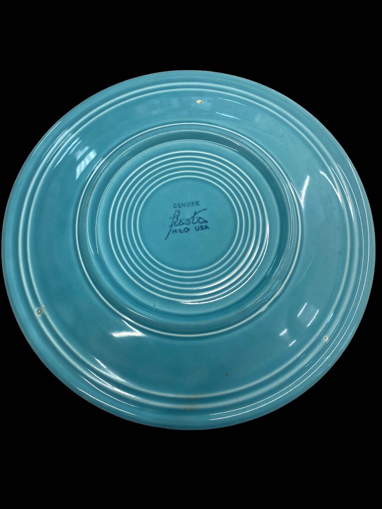 Vintage Fiesta 10"Turquoise Plate
