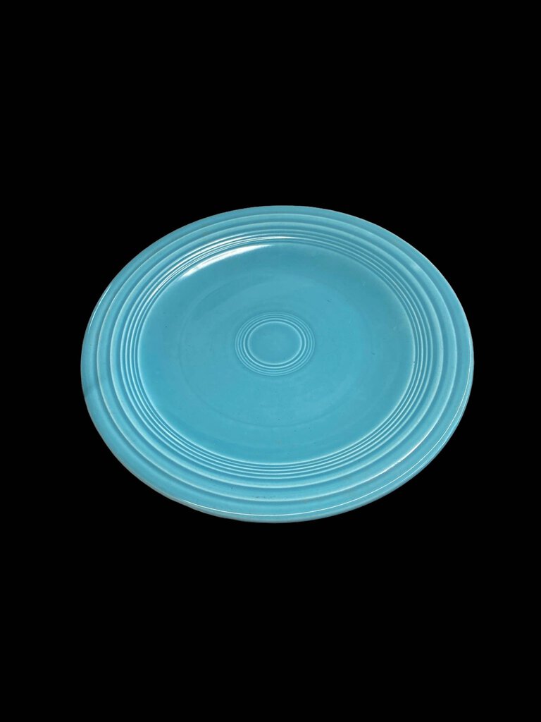 Vintage Fiesta 10"Turquoise Plate