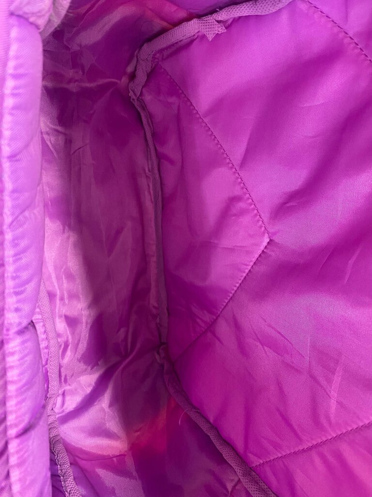 Fuzzy Rainbow Backpack School Book Bag Faux Fur Wonder Nation Purple Two Strap