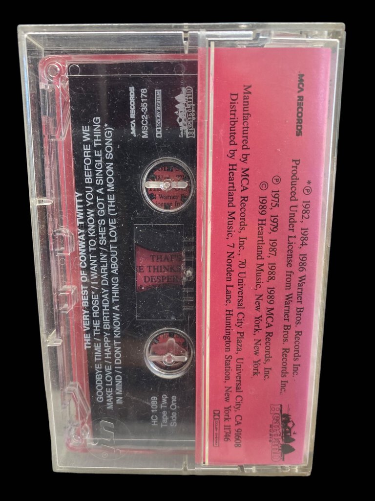 The Very Best of Conway Twitty Tape 2 Cassette Tape 1989
