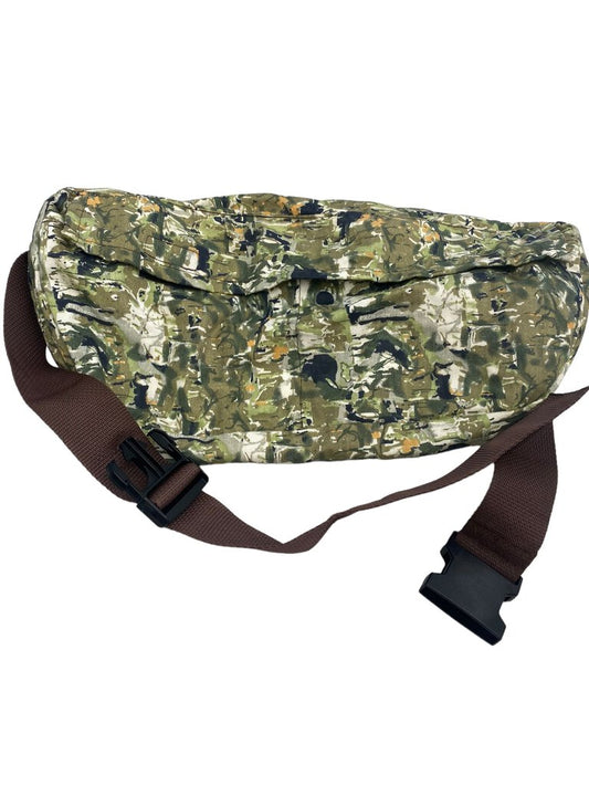 Vintage Pro Hunter Camo Fanny Pack Hip Pack Hunting Camping Hiking Waist 100% Cotton