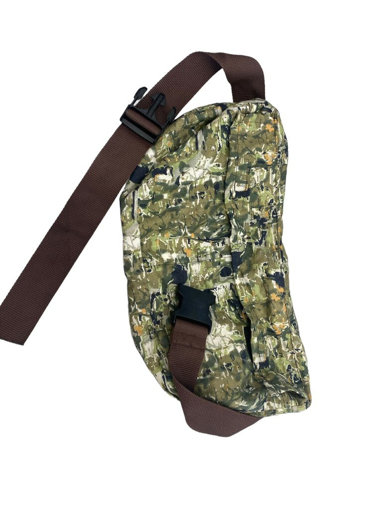 Vintage Pro Hunter Camo Fanny Pack Hip Pack Hunting Camping Hiking Waist 100% Cotton