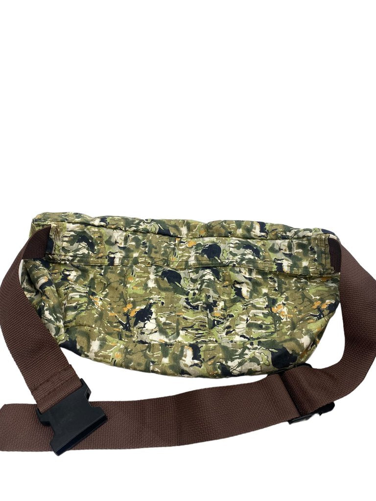 Vintage Pro Hunter Camo Fanny Pack Hip Pack Hunting Camping Hiking Waist 100% Cotton