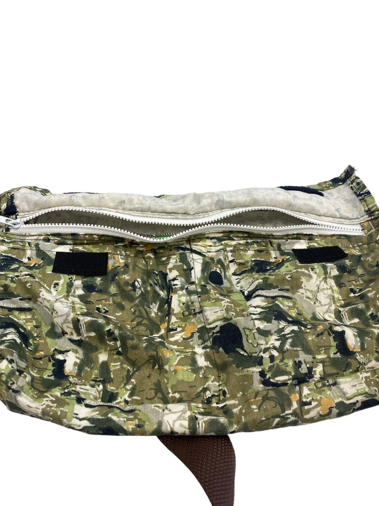 Vintage Pro Hunter Camo Fanny Pack Hip Pack Hunting Camping Hiking Waist 100% Cotton