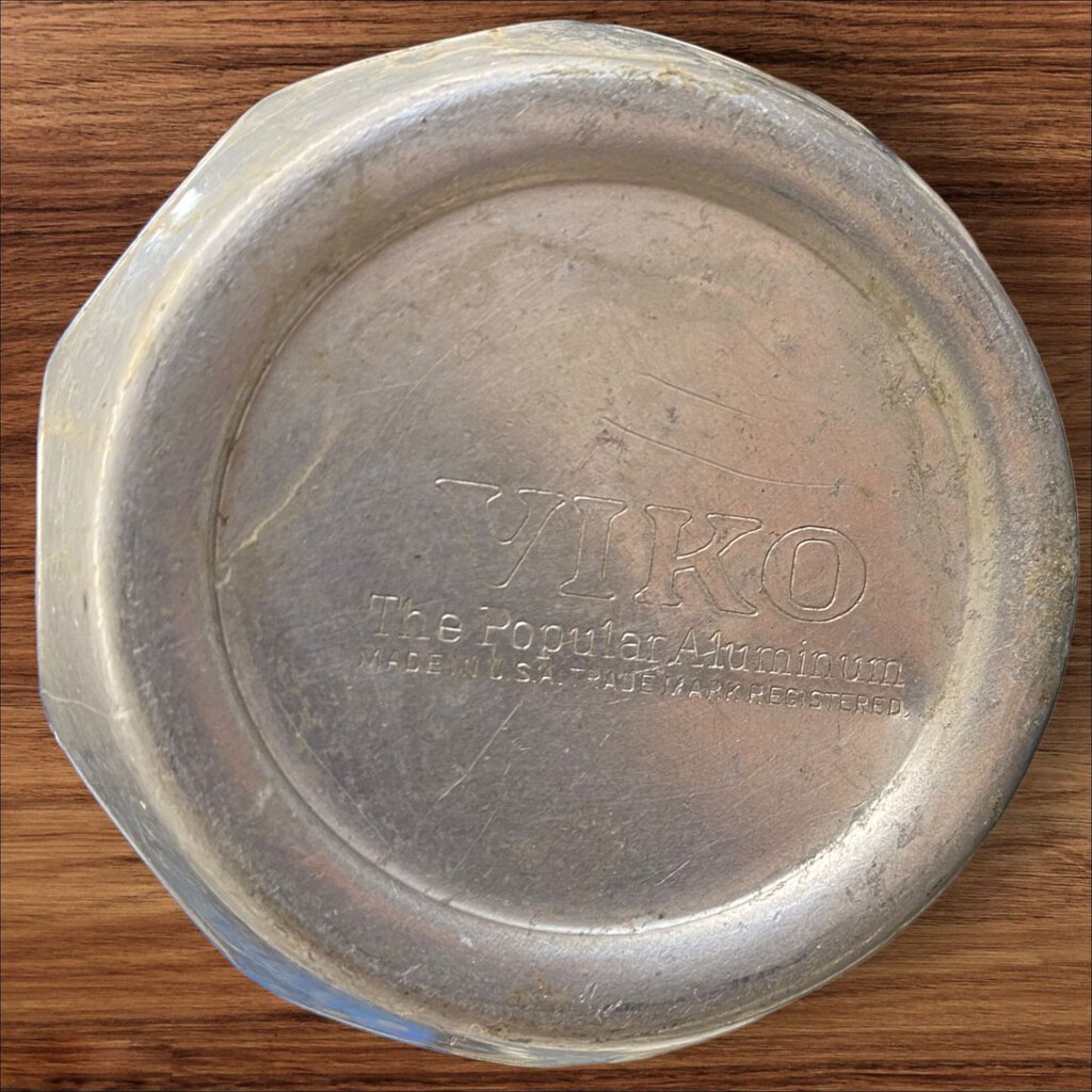 Vintage Viko Pure Aluminum Small Syrup Creamer Pitcher