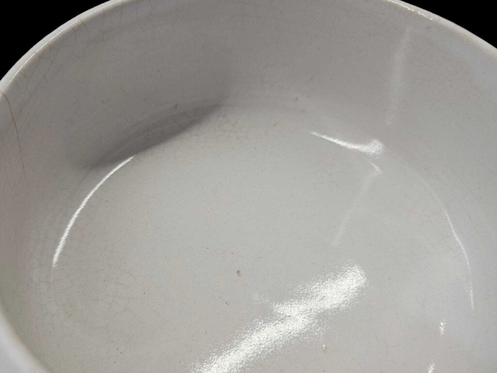 Stoneware Onion soup handled bowl w/lid Oven Proof