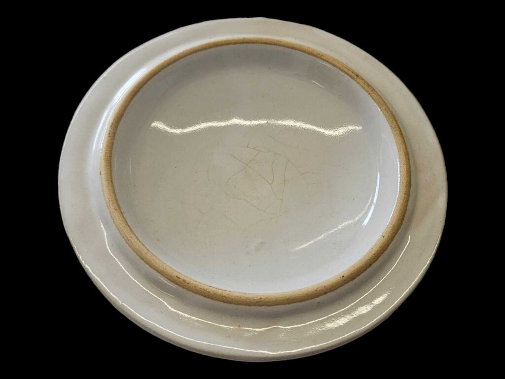 Stoneware Onion soup handled bowl w/lid Oven Proof