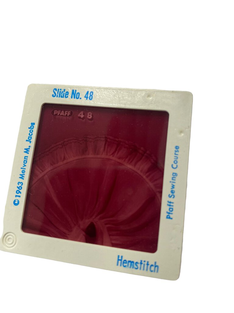 Pfaff Sewing Machine Operations Manual Instructions Course 35MM Slides Collection 1962