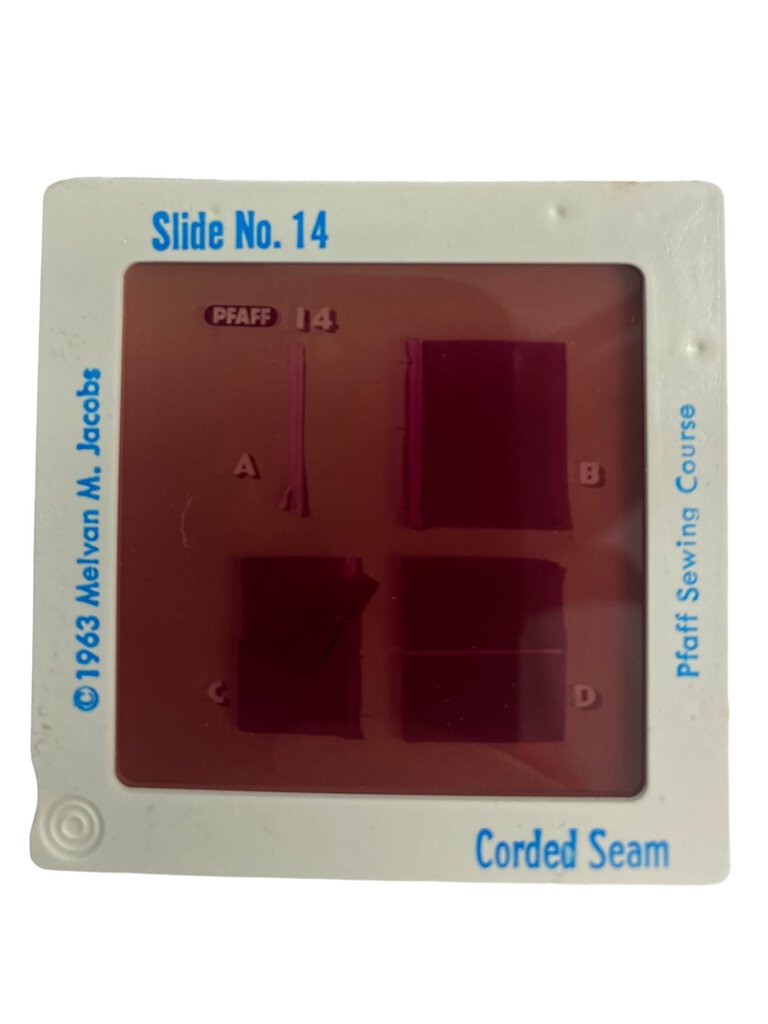 Pfaff Sewing Machine Operations Manual Instructions Course 35MM Slides Collection 1962