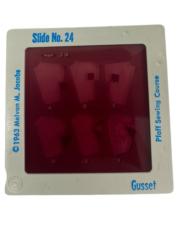 Pfaff Sewing Machine Operations Manual Instructions Course 35MM Slides Collection 1962