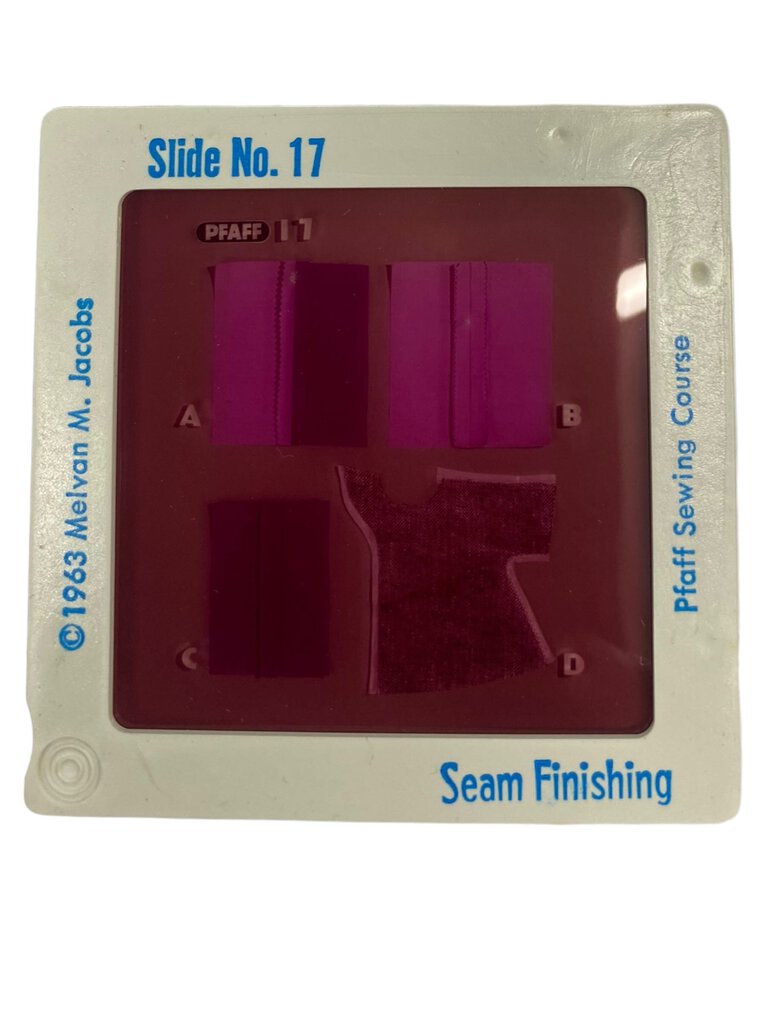 Pfaff Sewing Machine Operations Manual Instructions Course 35MM Slides Collection 1962