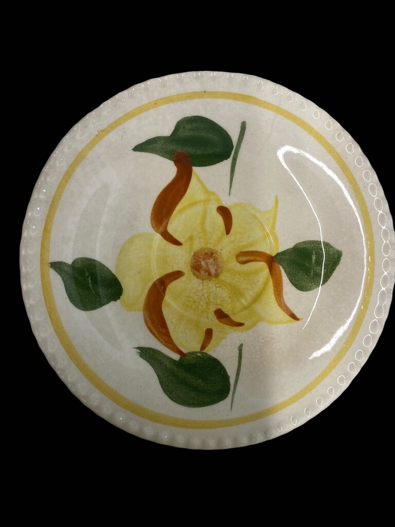 Vintage Blue Ridge Pottery Sungold Dish Plates Bowls Dishes Sauce Dinner Service Set Cups