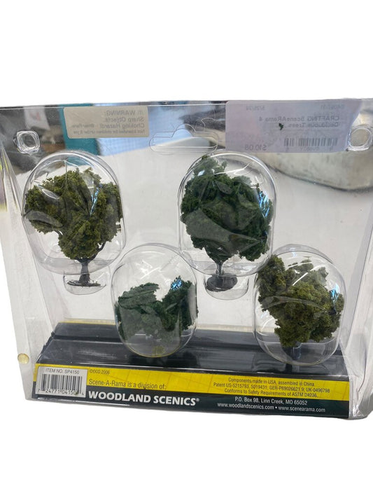 Play Toy Mini Model Shrub Bush Scene A Rama Deciduous Trees