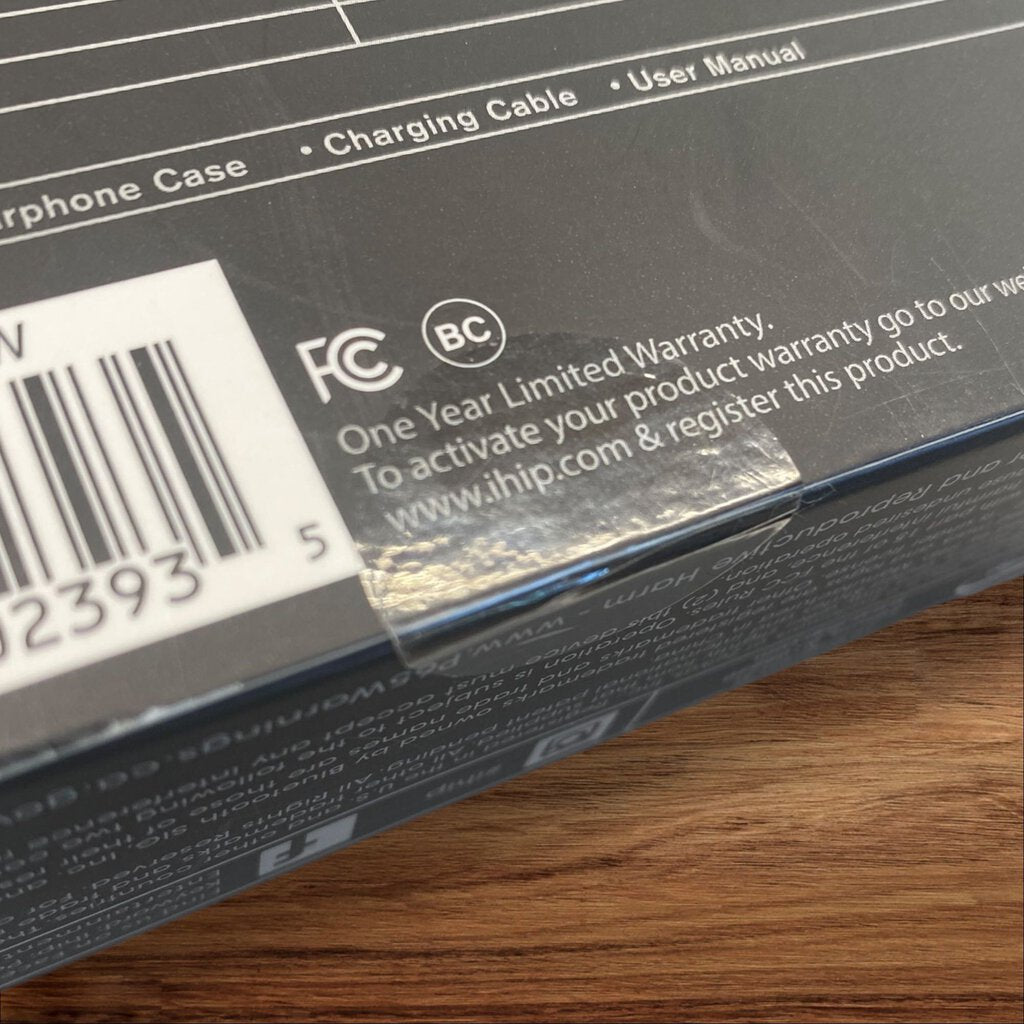 BRAND NEW IN BOX UNOPENED IHip APP-2-BT Bluetooth Wireless Music Ergonomic Earphones