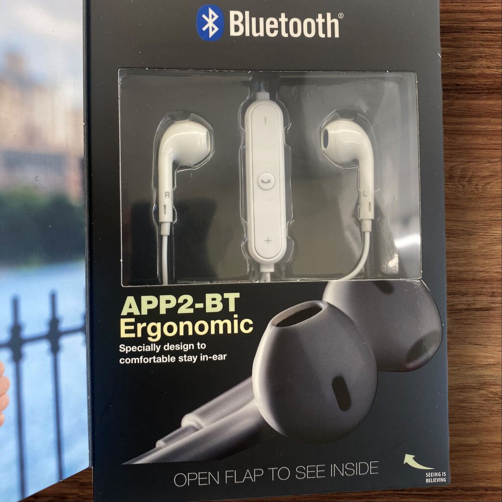 BRAND NEW IN BOX UNOPENED IHip APP-2-BT Bluetooth Wireless Music Ergonomic Earphones