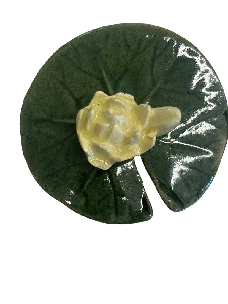 Vintage Hagen Renaker Lily Pad Flower Figure