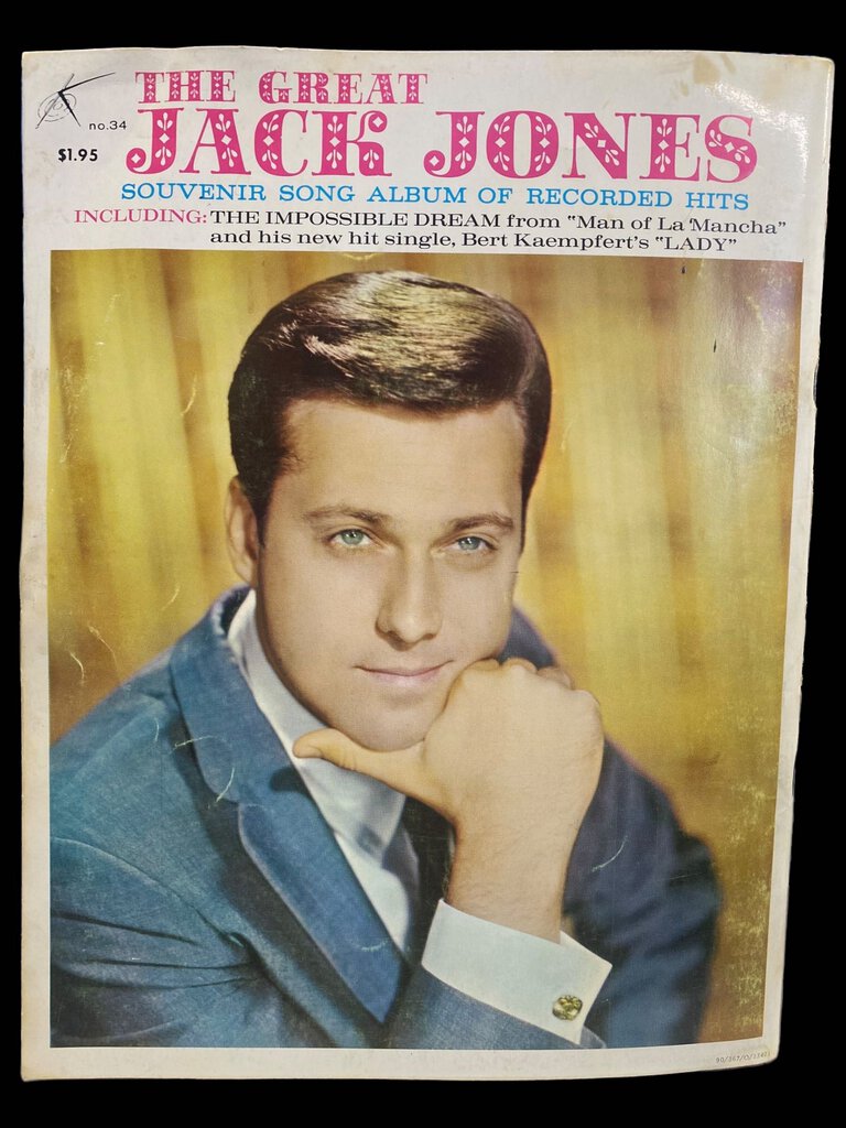 The Great Jack Jones Souvenir Song Album of Recorded Hits