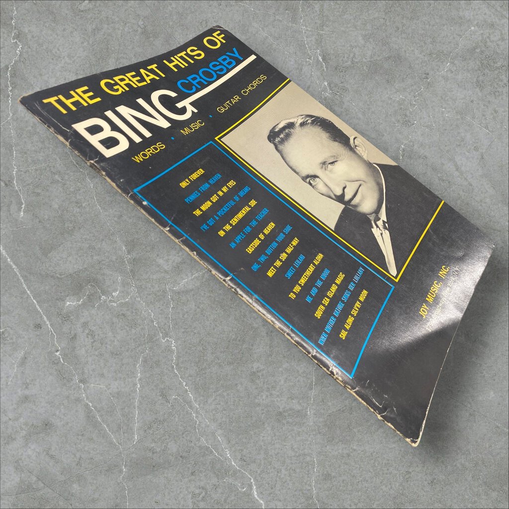 The Great Hits of Bing Crosby Words Music Guitar Chords