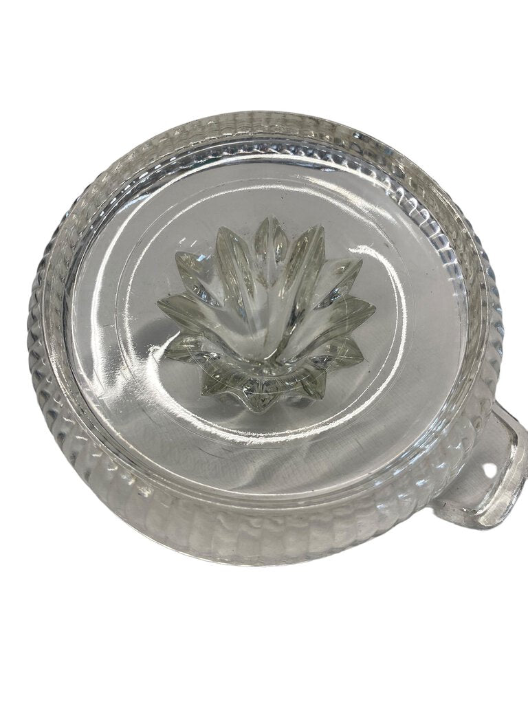 Vintage Clear Glass Citrus Juicer