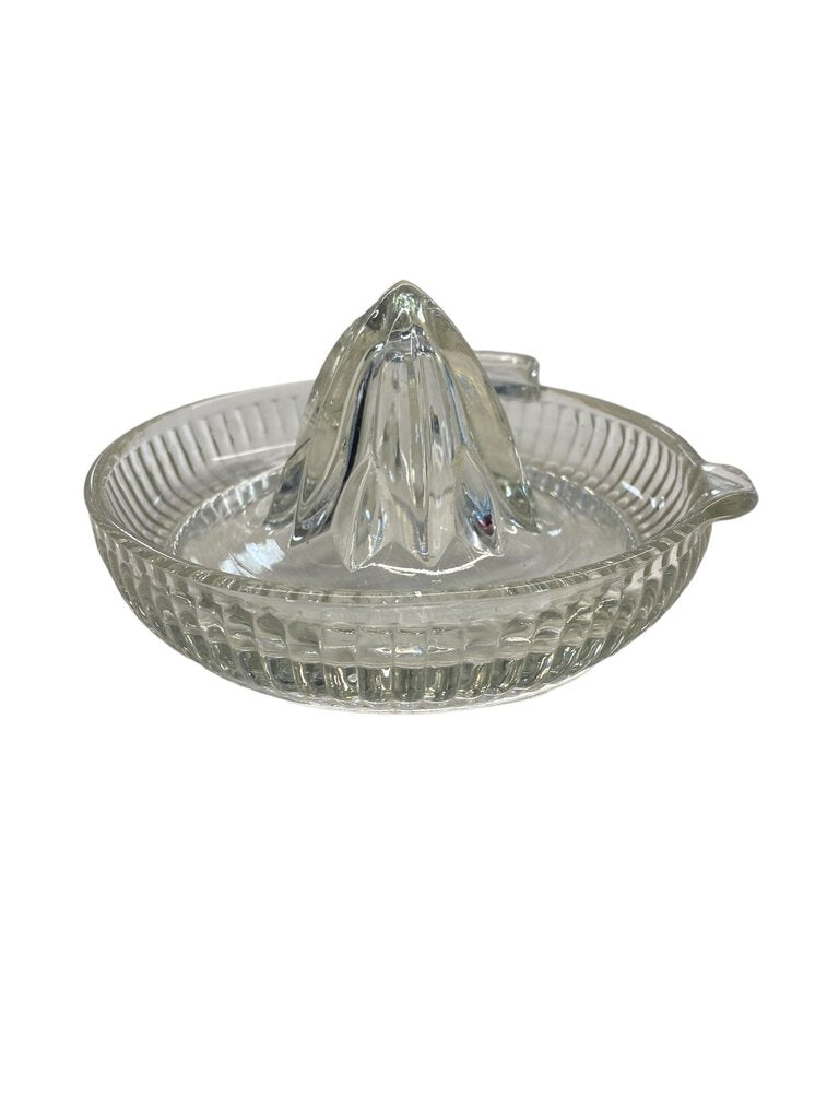Vintage Clear Glass Citrus Juicer