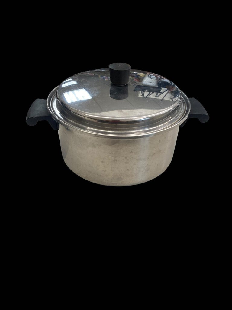 Vintage Economy Ware 3 Ply Stainless Steel 4 Quart Dutch Oven Pan Pot