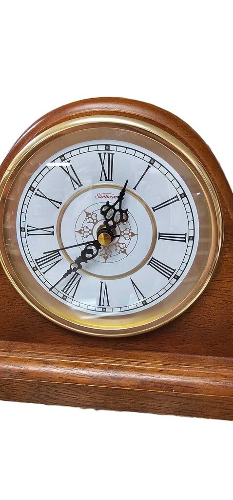 Sunbeam Wood Mantle Clock