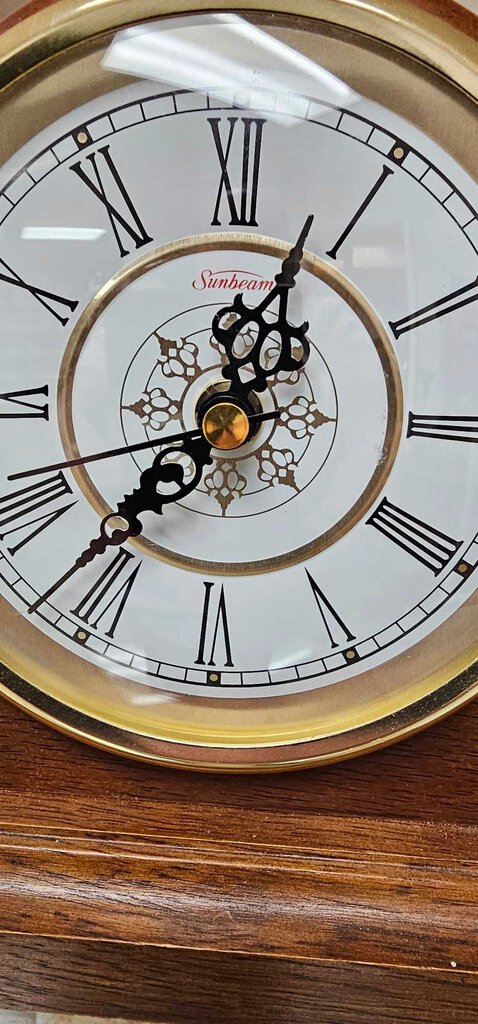 Sunbeam Wood Mantle Clock