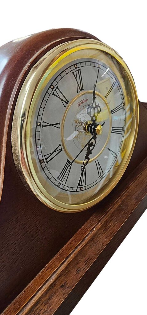 Sunbeam Wood Mantle Clock