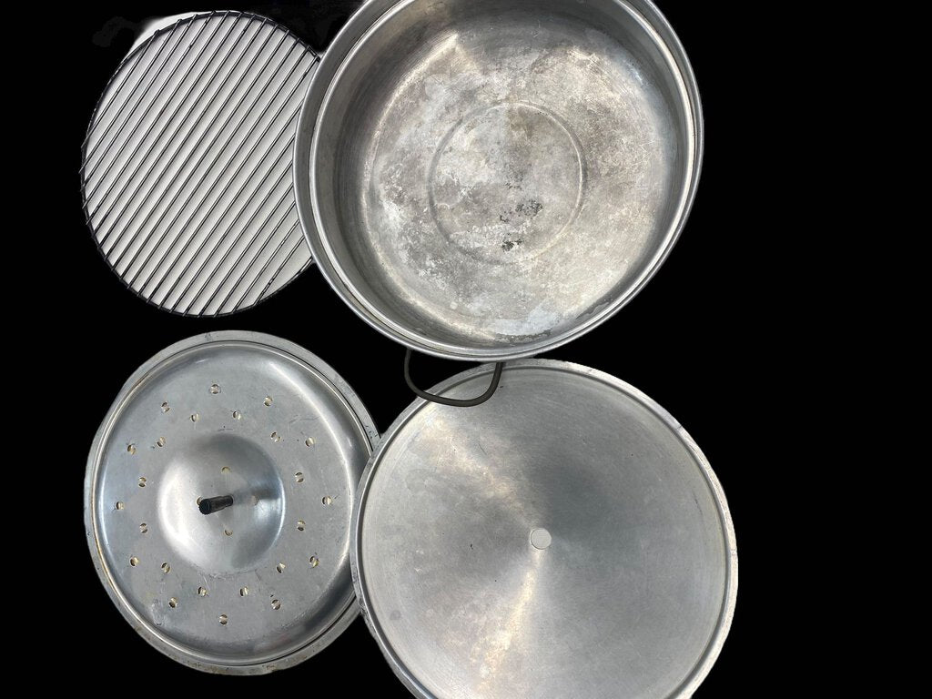 Vintage Aluminum Smokeless Indoor Grill