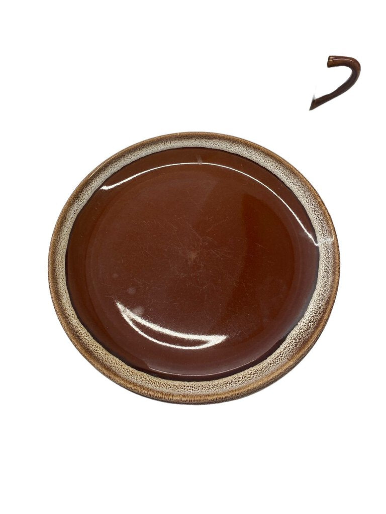 Todays Home Brown Dish Set 4 plates two coffee cups