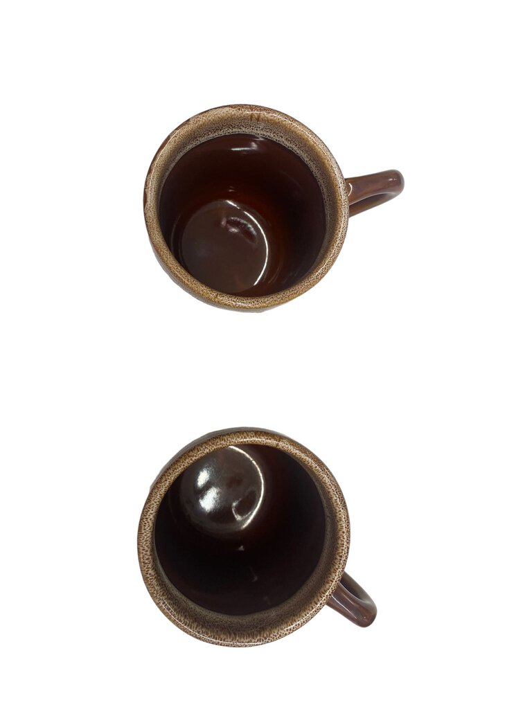 Todays Home Brown Dish Set 4 plates two coffee cups