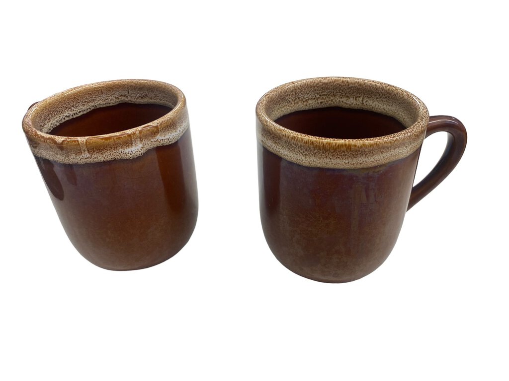 Todays Home Brown Dish Set 4 plates two coffee cups