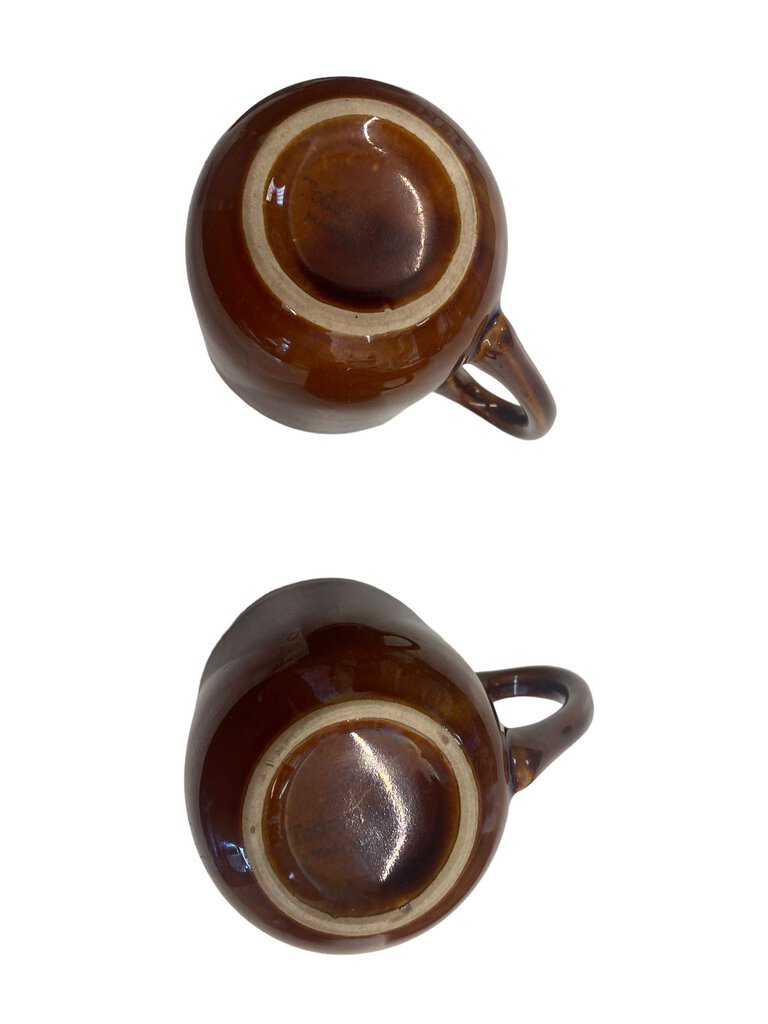 Todays Home Brown Dish Set 4 plates two coffee cups