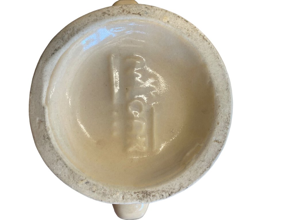 Vintage Niloak Vase Cream Pottery Double Handle