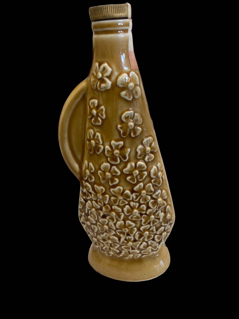 Vintage 1968 Jim Beam Armanetti "A" Flower Decanter EMPTY