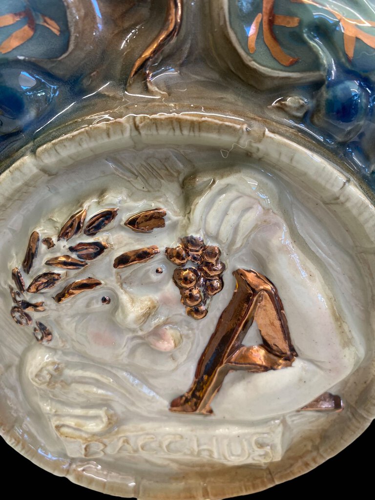 Vintage 1970 Jim Beam Bacchus Grape Decanter EMPTY