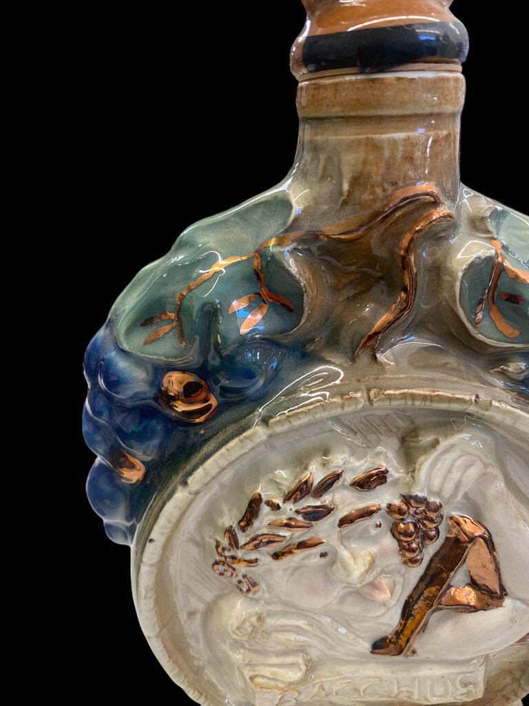 Vintage 1970 Jim Beam Bacchus Grape Decanter EMPTY