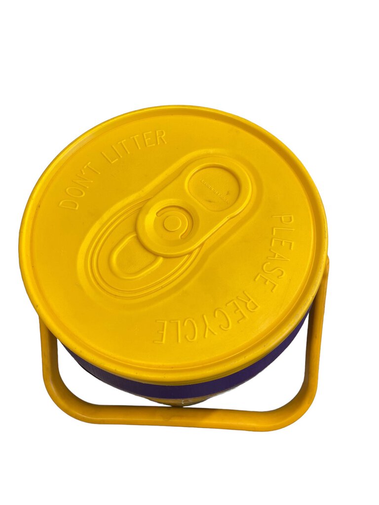 Vintage 1997 KOOLER KRAFT Minnesota Vikings NFL Can Cooler Yellow Lid & Handle