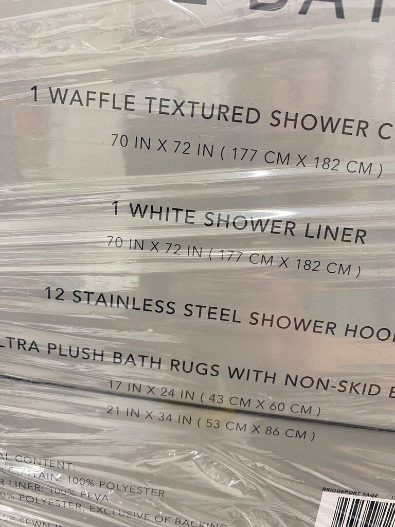 Nueva 5 Piece Bath Set Sage Green