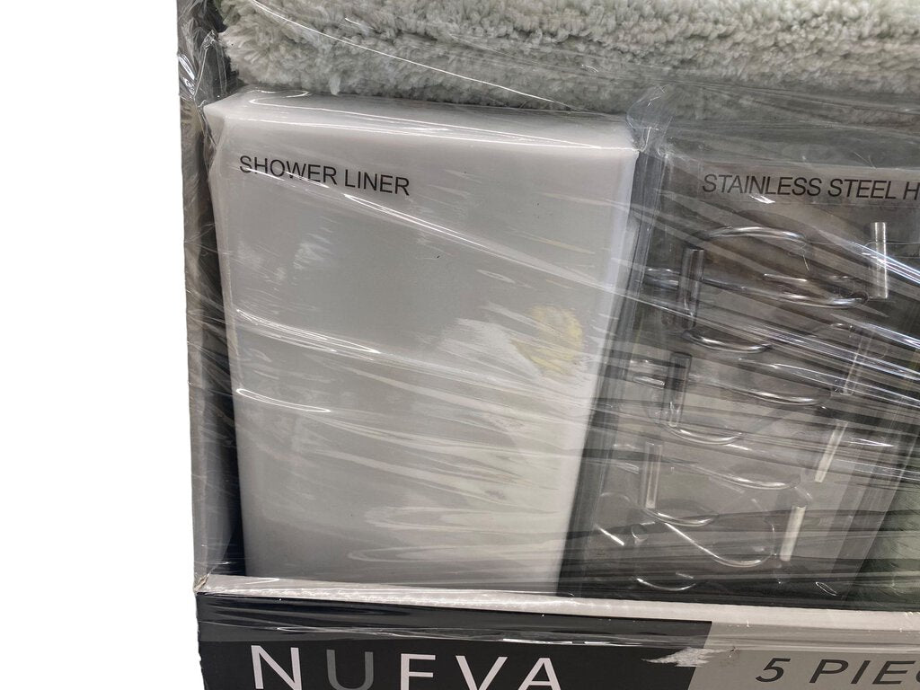 Nueva 5 Piece Bath Set Sage Green