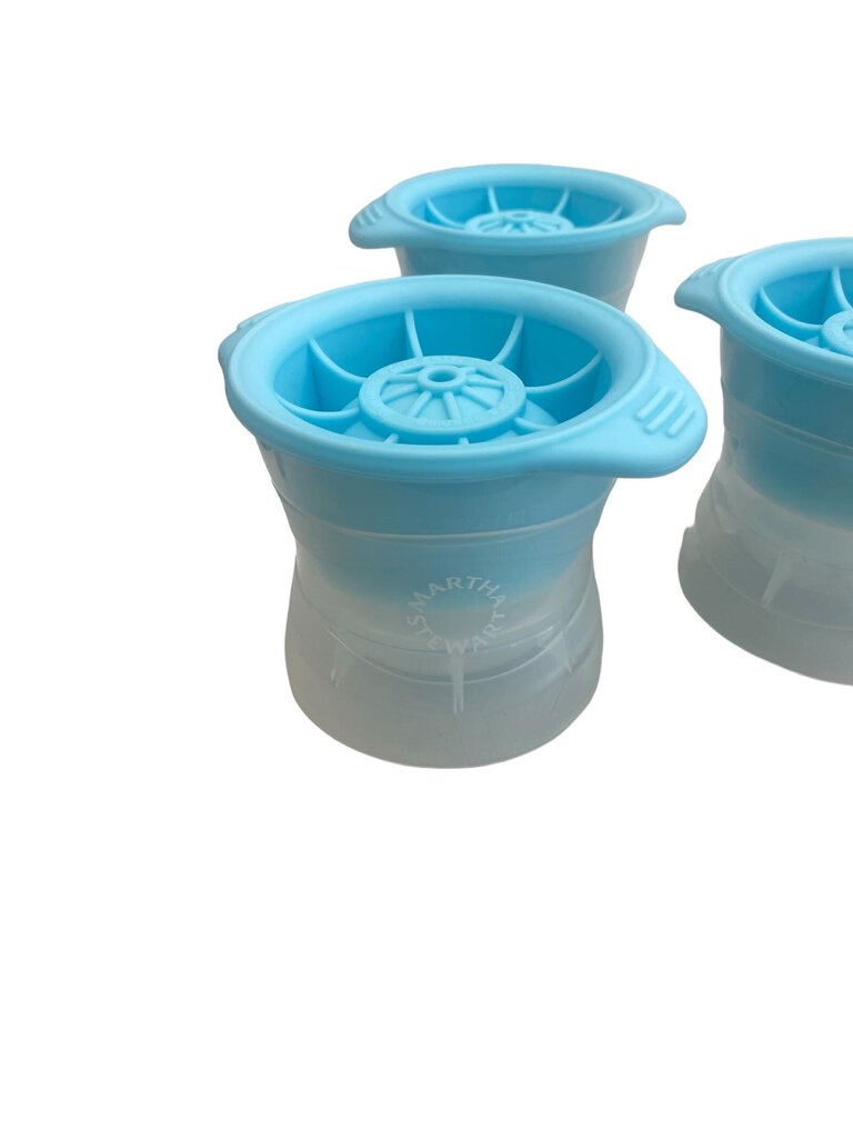 Silicone Ice Cube Mold Balls Lids Large Round 3" Sphere Set 3