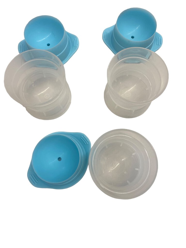 Silicone Ice Cube Mold Balls Lids Large Round 3" Sphere Set 3
