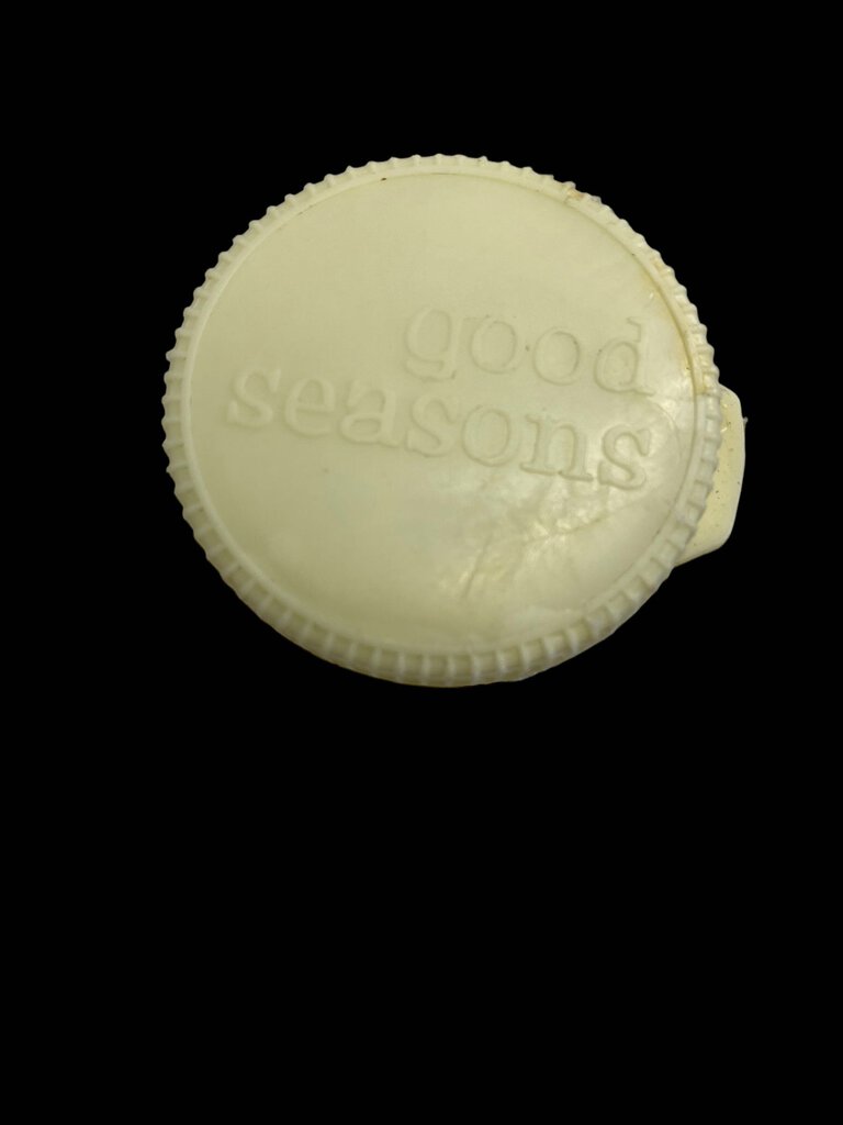 Vintage Good Seasons Oil Water Vinegar Glass Bottle with Lid