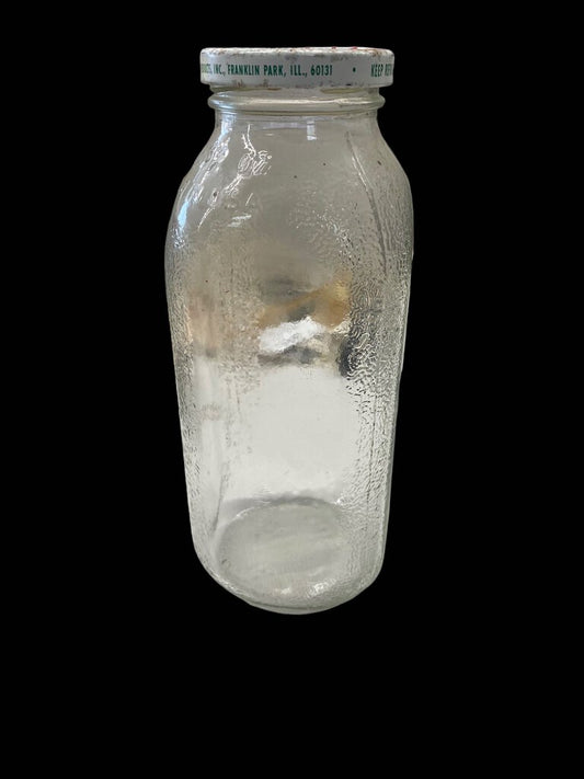 Vintage Advertising Rich N Ready Pure Orange Juice Glass Jar