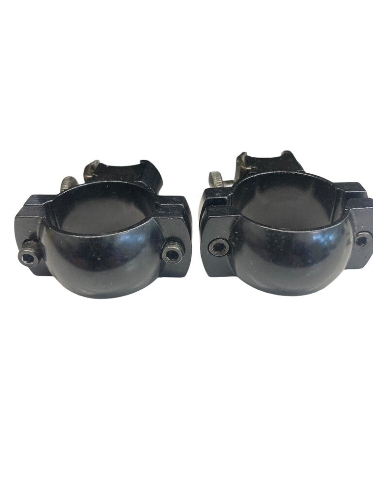 1" Scope Mount Rings Gloss Black