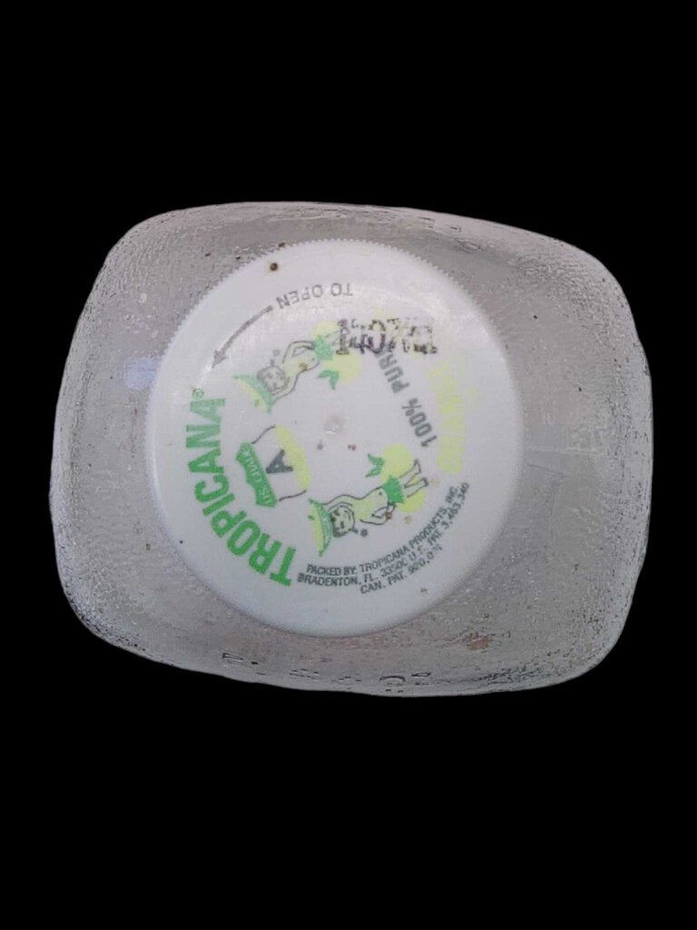 Vintage Advertising Jar Tropicana Orange Juice Half Gallon