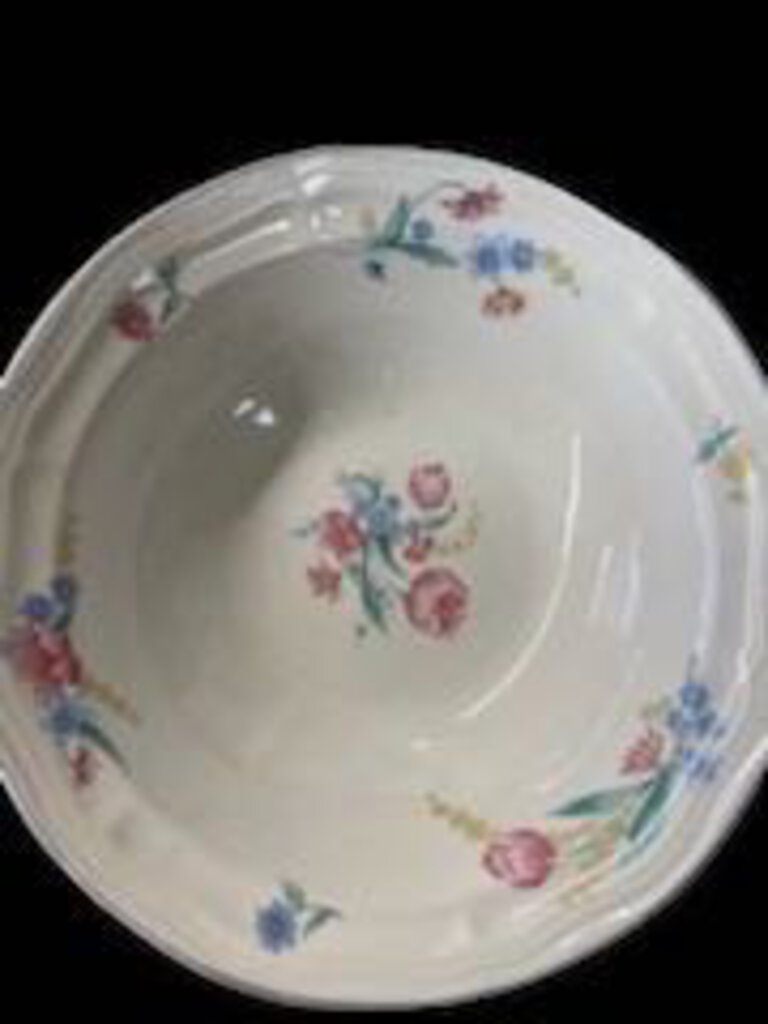 Tienshan Stoneware Floral Set Of 36 Dishes Dinner Pink White