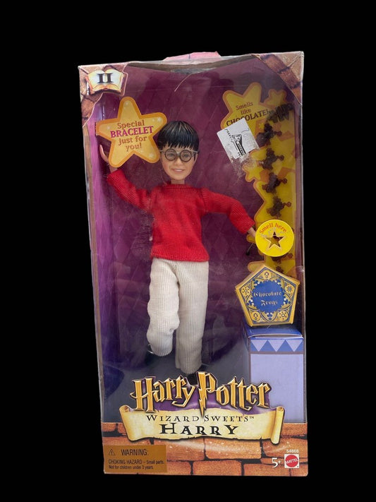 2001 Mattel Harry Potter Wizard Sweets "Harry" With Chocolate Smelling Frog Bracelet