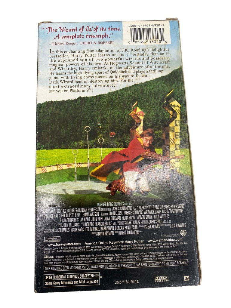 Harry Potter And The Sorcerer's Stone VHS